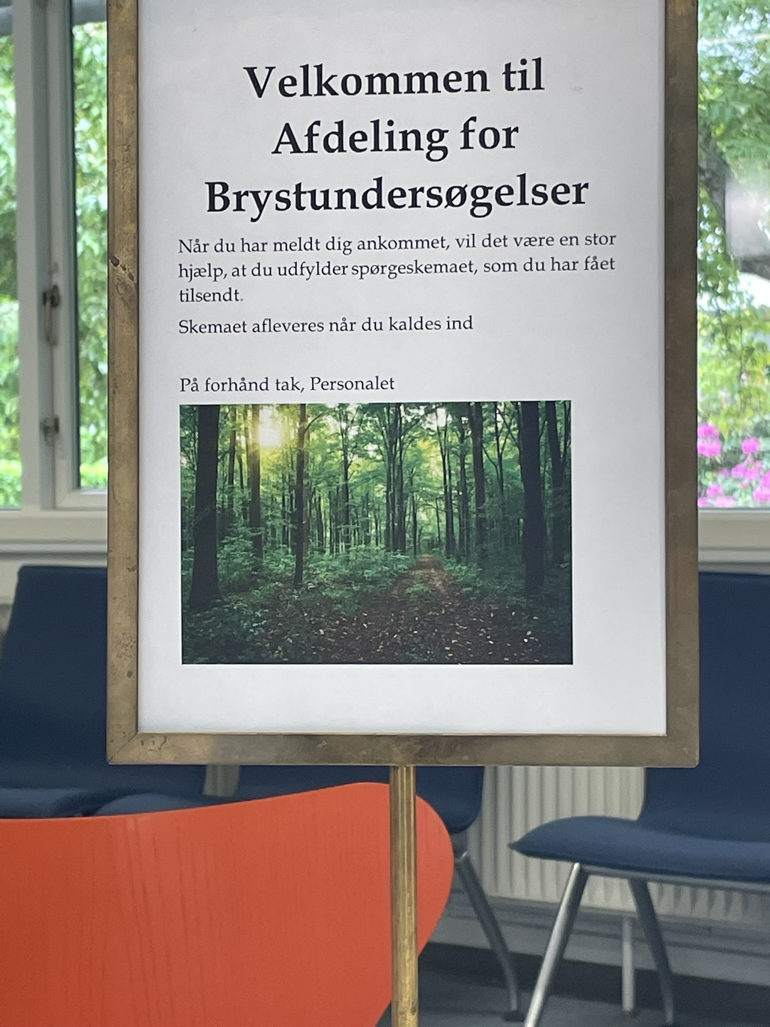 undersøgelse for brystkræft